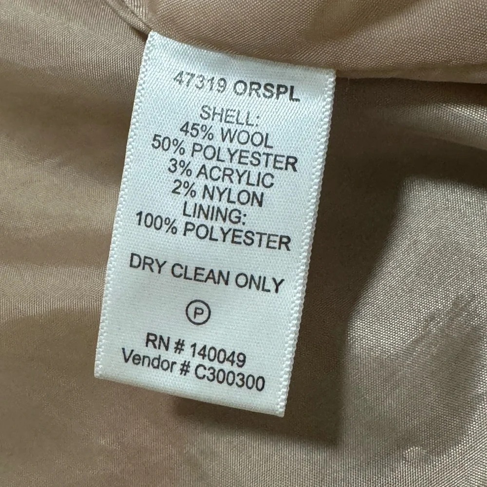 Chadwicks of Boston Size 8 Wool Blend Plaid Lined A-Line Skirt - Picture 4 of 11